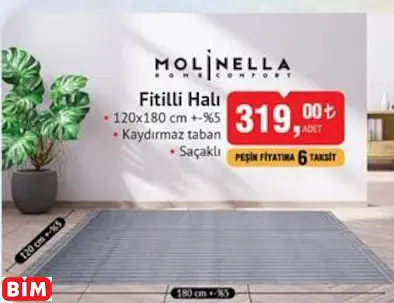 MOLİNELLA FİTİLLİ HALI MOLİNELLA FİTİLLİ HALI